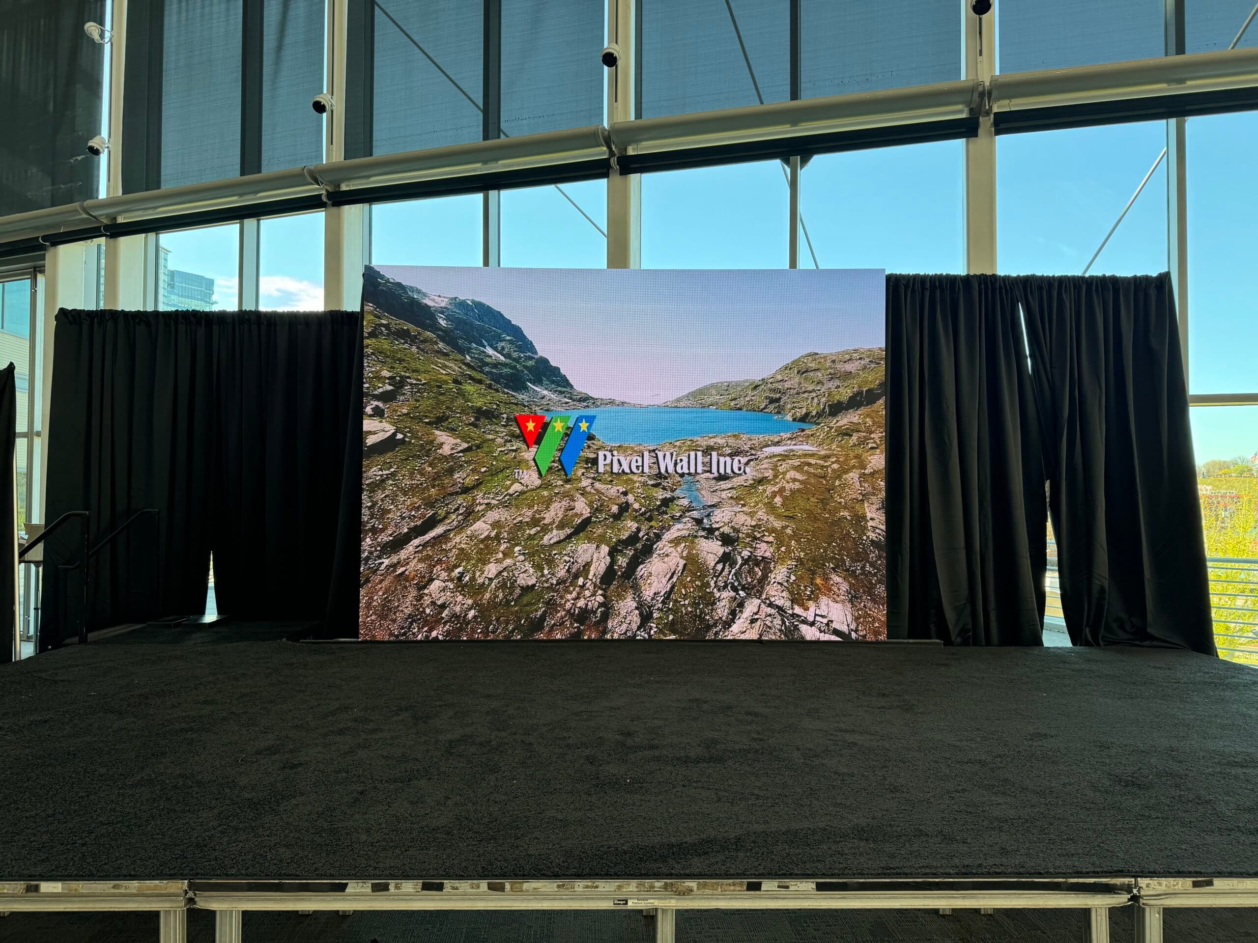 LED video wall photo