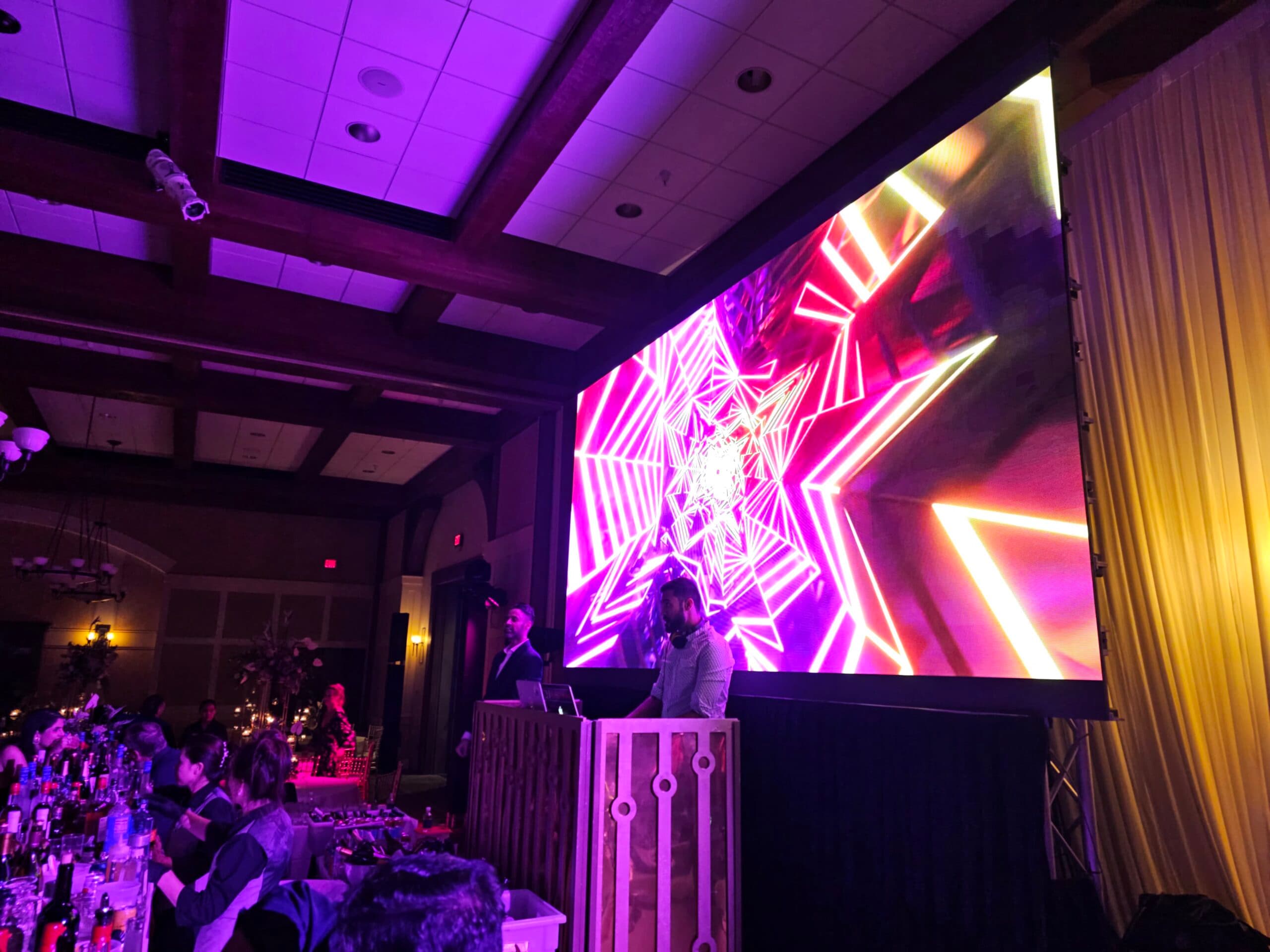 LED video wall photo