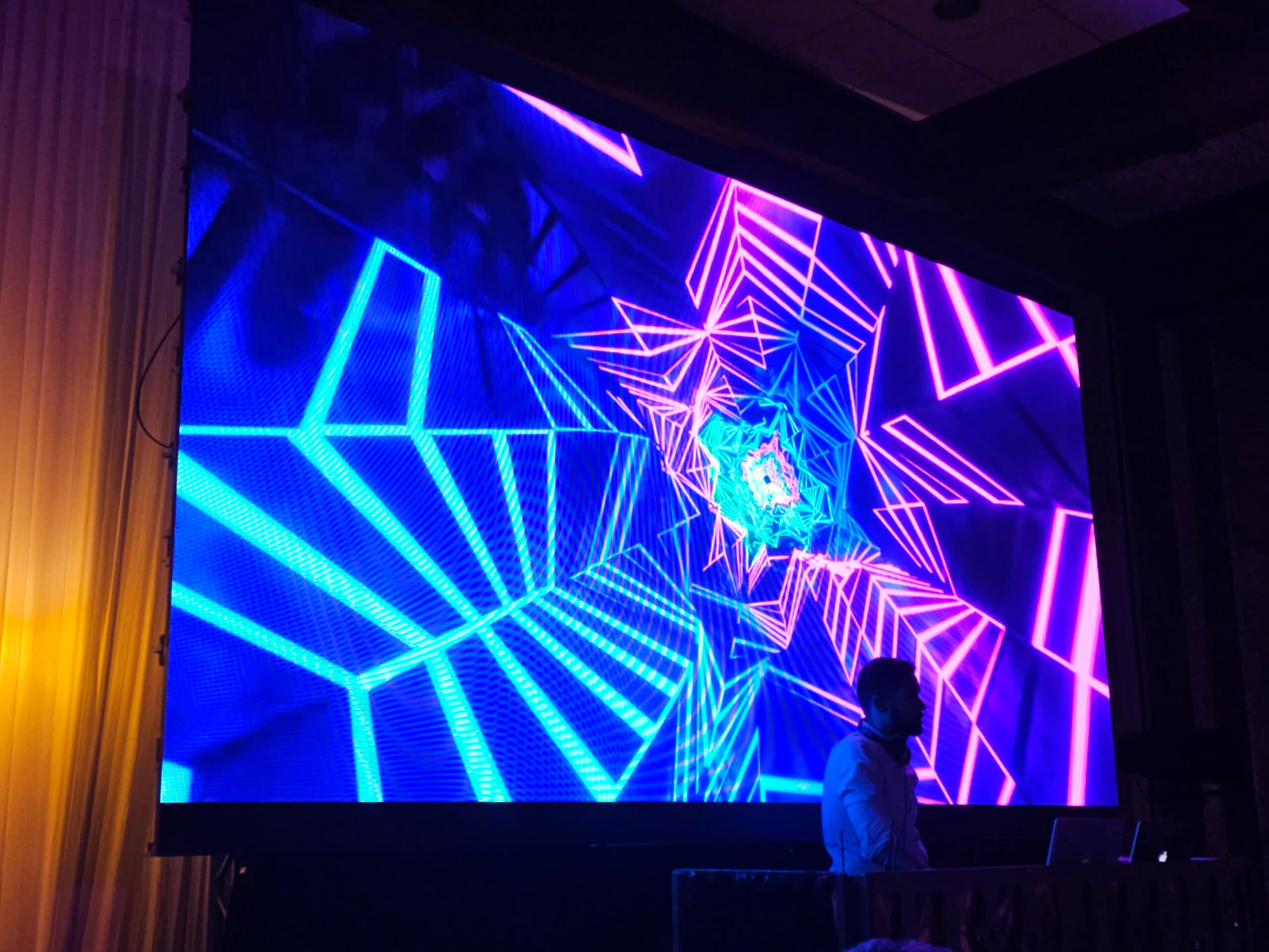 Local Wedding Event DJ Video Wall Service