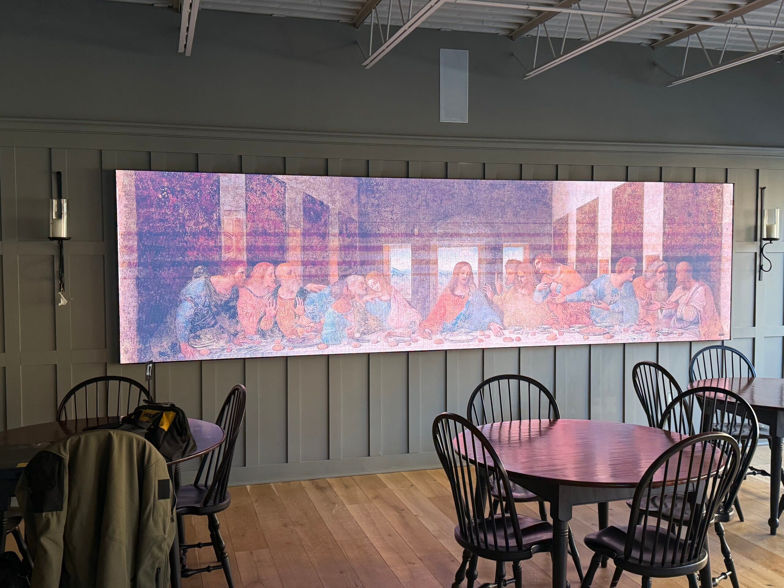 Local Cafe LED Video Wall