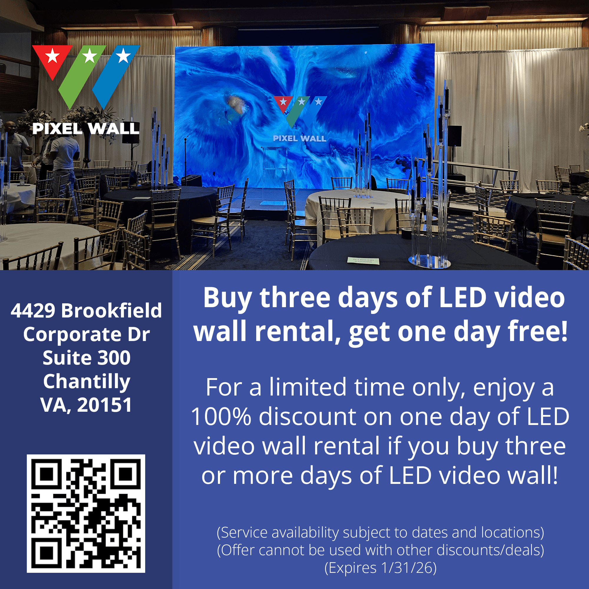 LED Video Wall 3-Day Deal