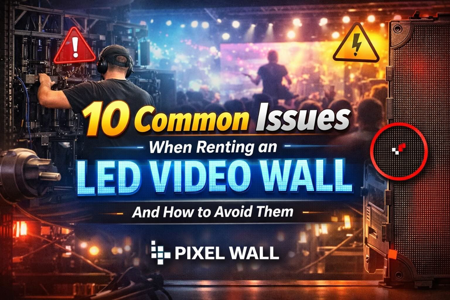 10 Most Common Issues When Renting an LED Video Wall (And How to Avoid Them)